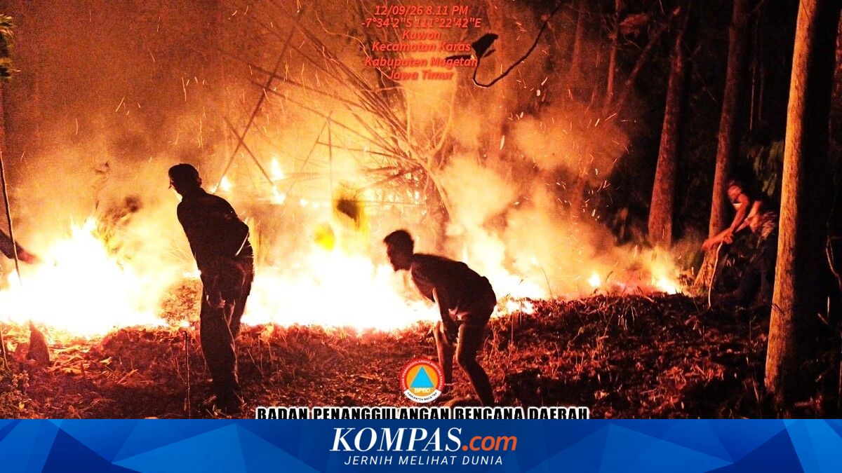 TPA Milangasri Magetan Terbakar, Asap Tebal Lumpuhkan Petugas