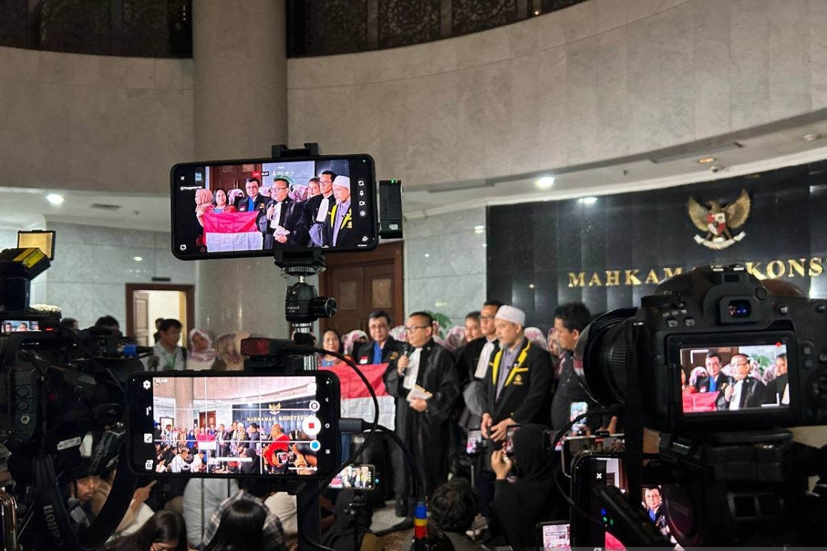Gedung Mahkamah Konstitusi tempat sidang pembacaan putusan gugatan Denny Indrayana