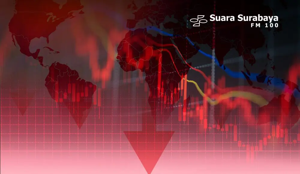 Grafik pergerakan Indeks Harga Saham Gabungan di Bursa Efek Indonesia