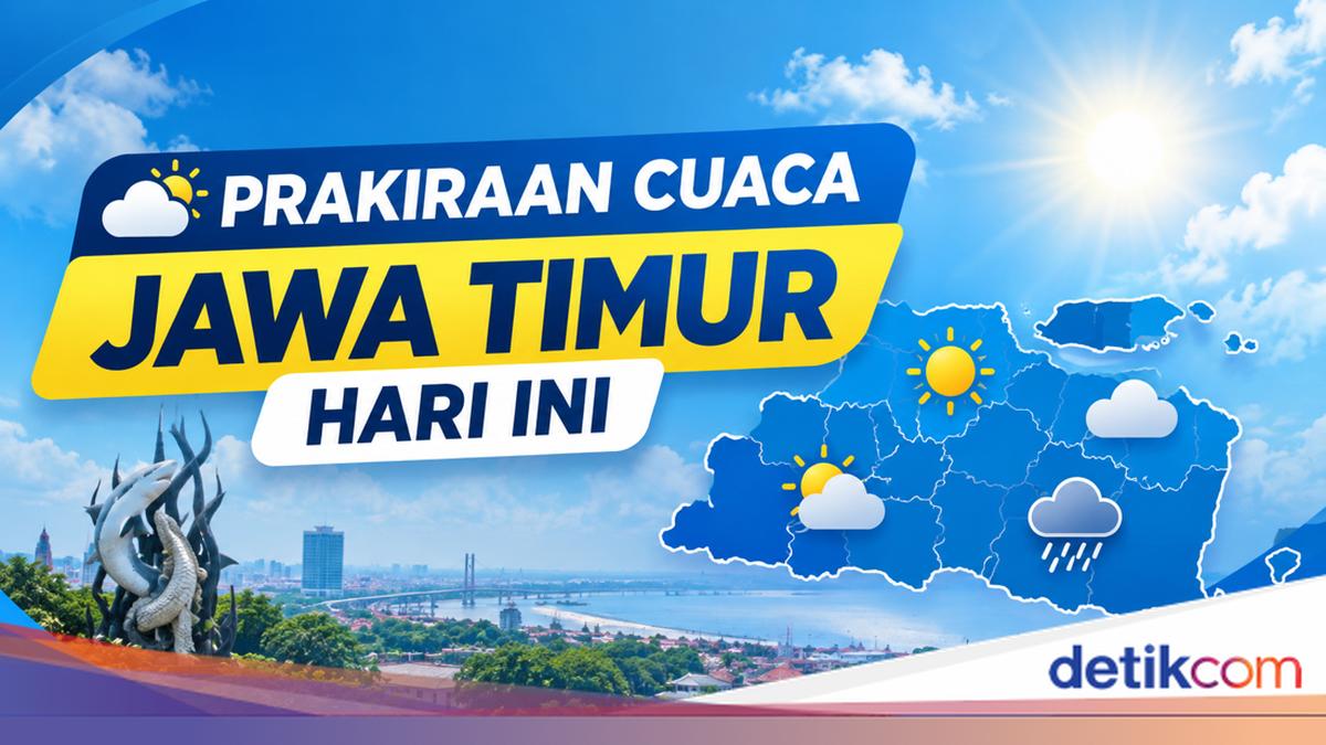 Ilustrasi cuaca panas di Jawa Timur