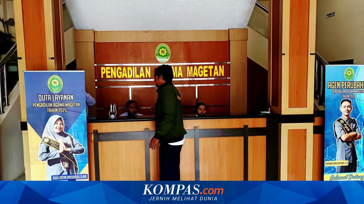 Ilustrasi gedung Pengadilan Agama Magetan tempat warga mengurus perkara perceraian
