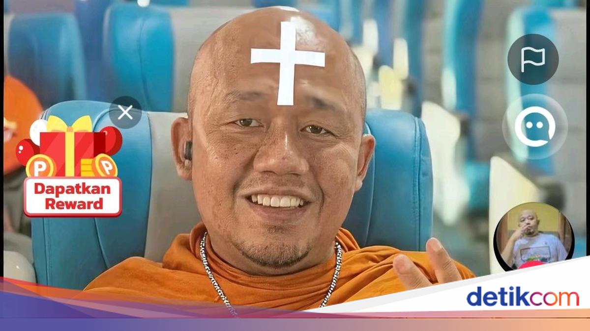 Ilustrasi kasus foto kiai Bondowoso yang diedit menjadi biksu di TikTok dan dilaporkan ke polisi