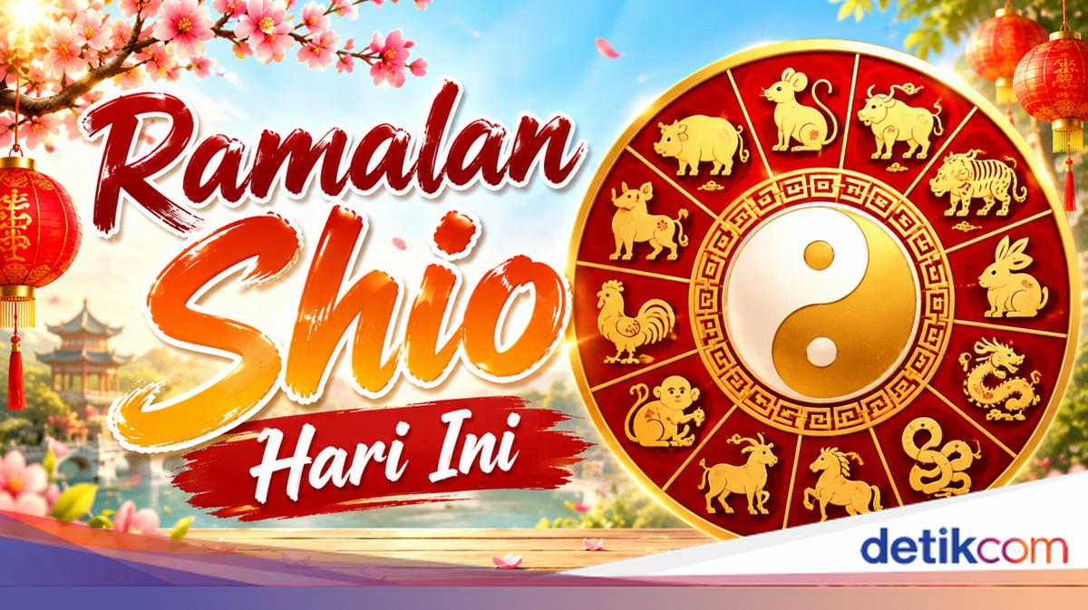Ilustrasi ramalan shio hari ini menampilkan simbol zodiak Tionghoa