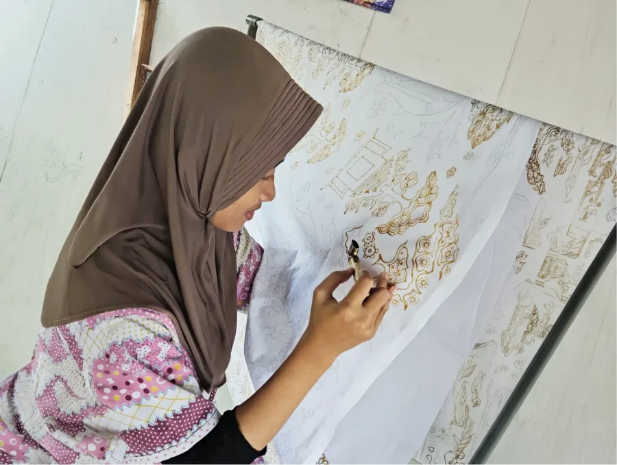 Kain Batik Bangsawan Gresik produksi UMKM lokal yang mendunia