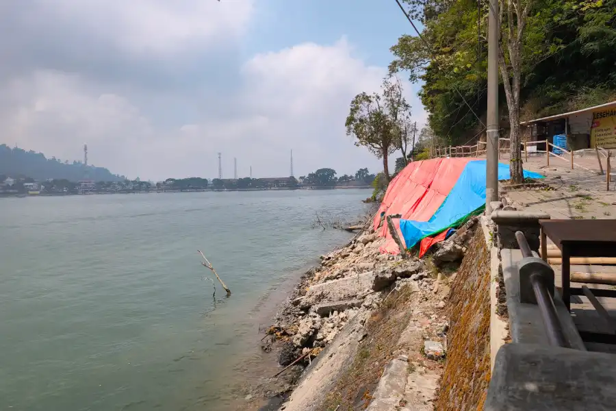 Kawasan Telaga Sarangan Magetan yang terdampak talud longsor