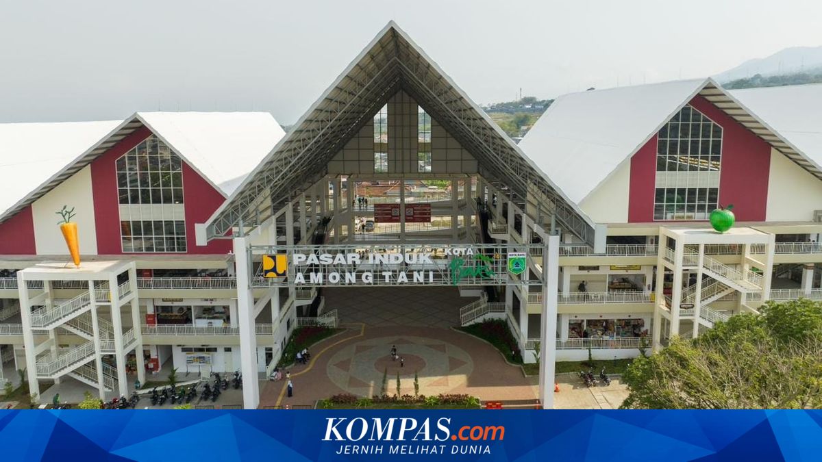 Pasar Induk Among Tani Kota Batu lokasi dugaan kasus korupsi