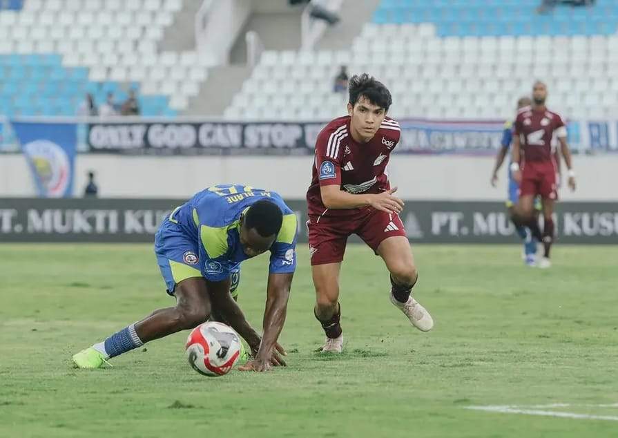 Pertandingan PSM Makassar menghadapi Arema FC di Super League 2026
