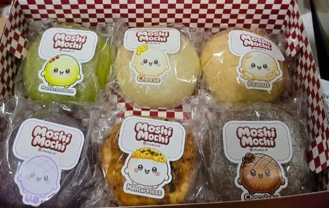 Roti Mochi Cheskee Surabaya perpaduan European soft bread dan mochi kenyal