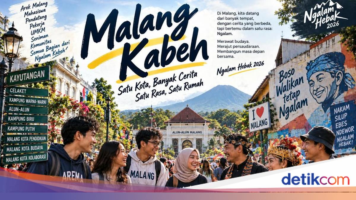 Suasana meriah dan unik dalam gelaran Ngalam Hebak 2026 di Kota Malang