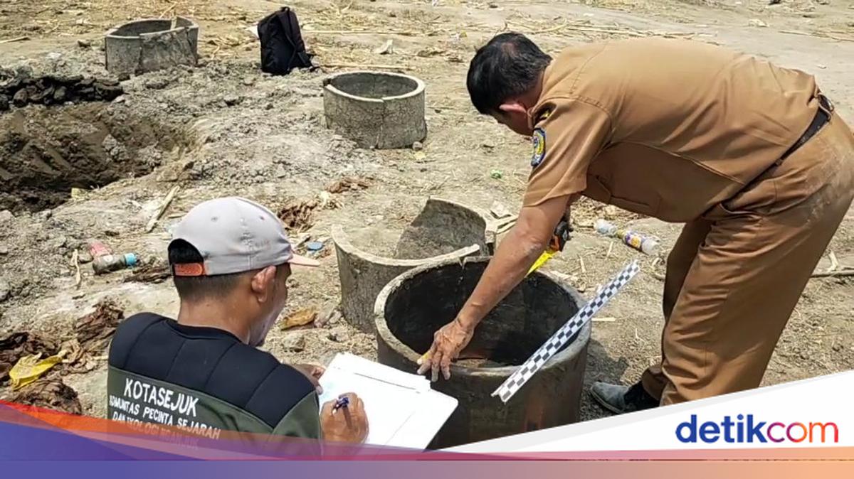Temuan sumur jobong era Majapahit di tepi Sungai Brantas Nganjuk